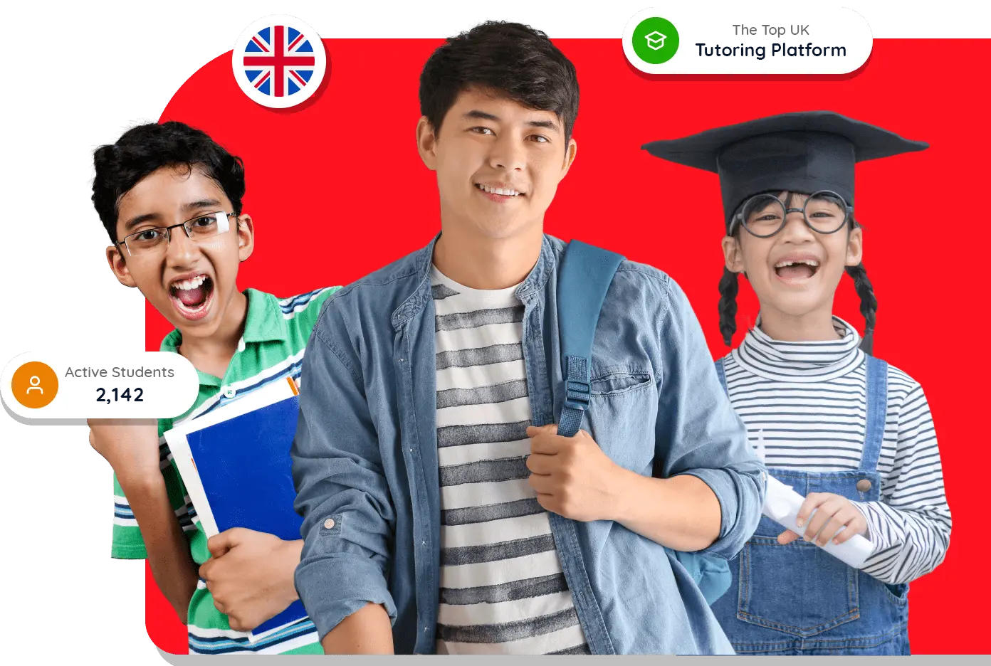 Student receiving expert online tutoring